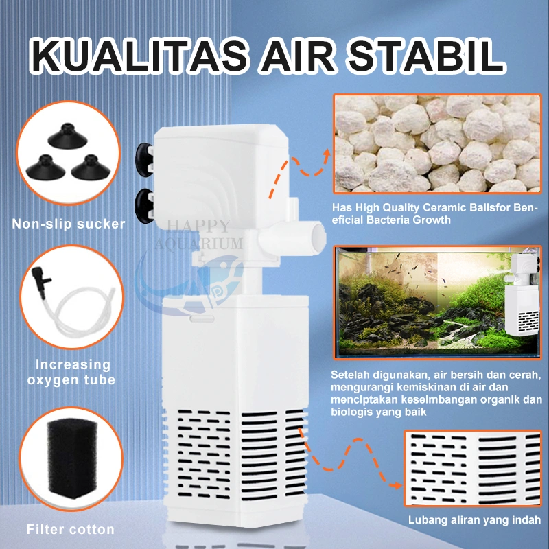 POMPA AQUARIUM MESIN INTERNAL FILTER RECENT WP-006FF