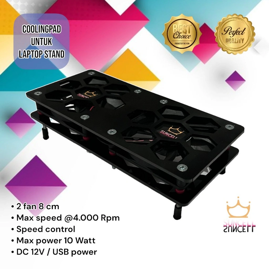 kipas fan USB cooling pad 8 cm TURBO Max 8.000 Rpm