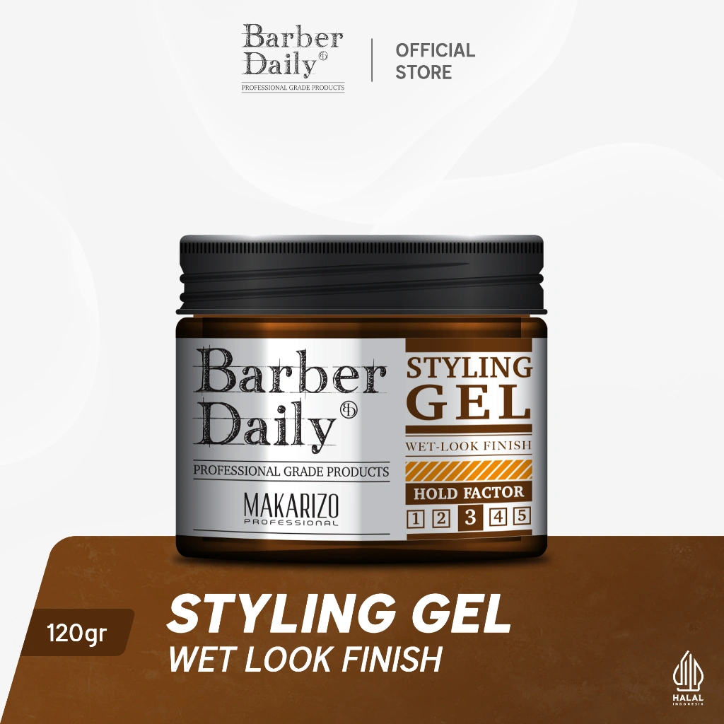 Makarizo Barber Daily Wet Look Styling Gel 120 gr