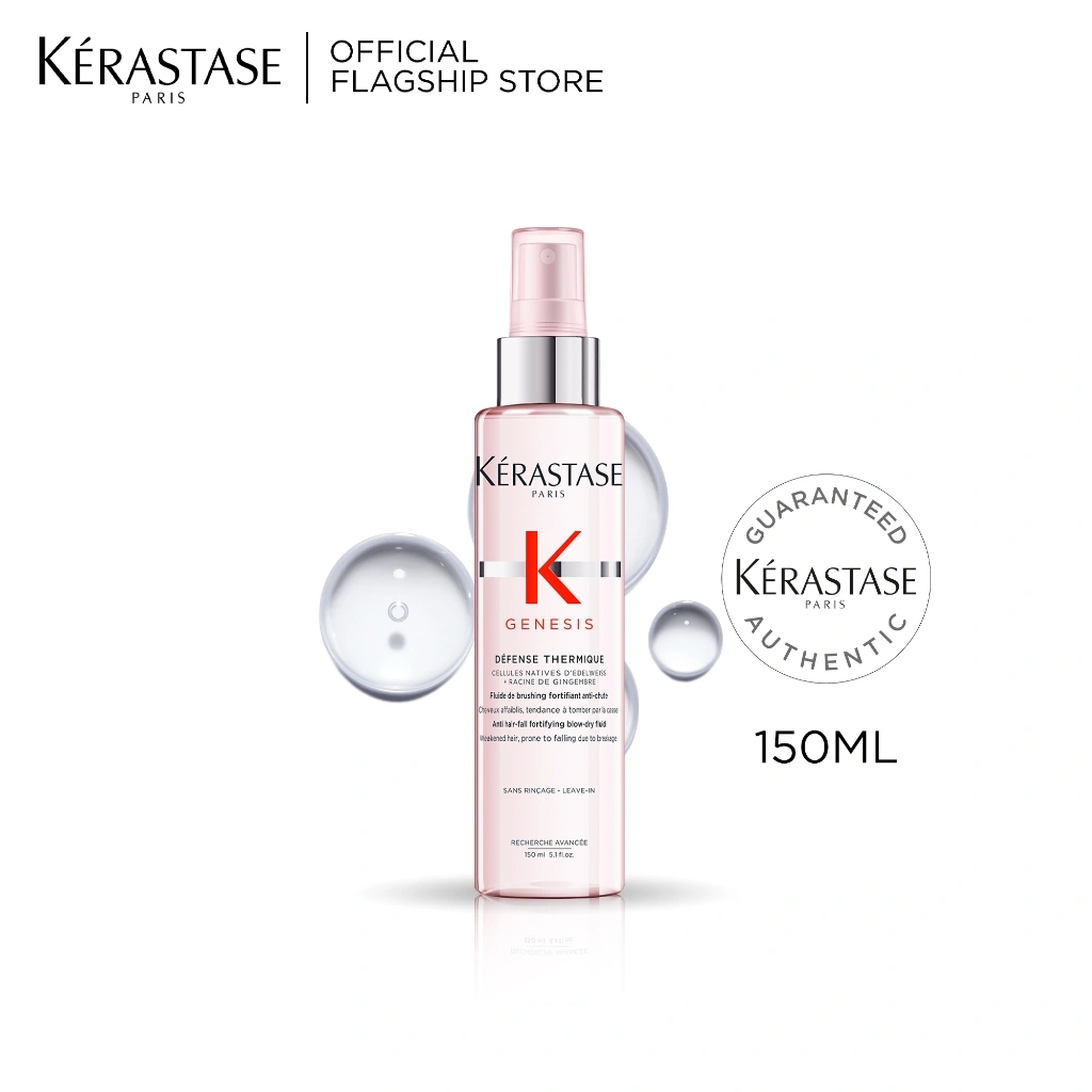 Kerastase Genesis Thermique 150ml Anti Hair-Fall Heat Protectant - Heat Protectant untuk Rambut Rontok & Rapuh