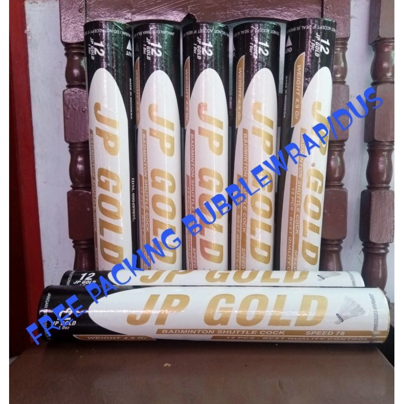Shuttlecock JP Gold Original Kok Bulutangkis Badminton