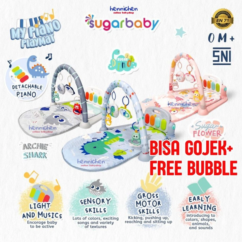 Sugar Baby All in 1 Piano Playmat / Spacebaby Mastela Smartstart Playgym / SpaceBaby SB8017 SB8013 SB8012