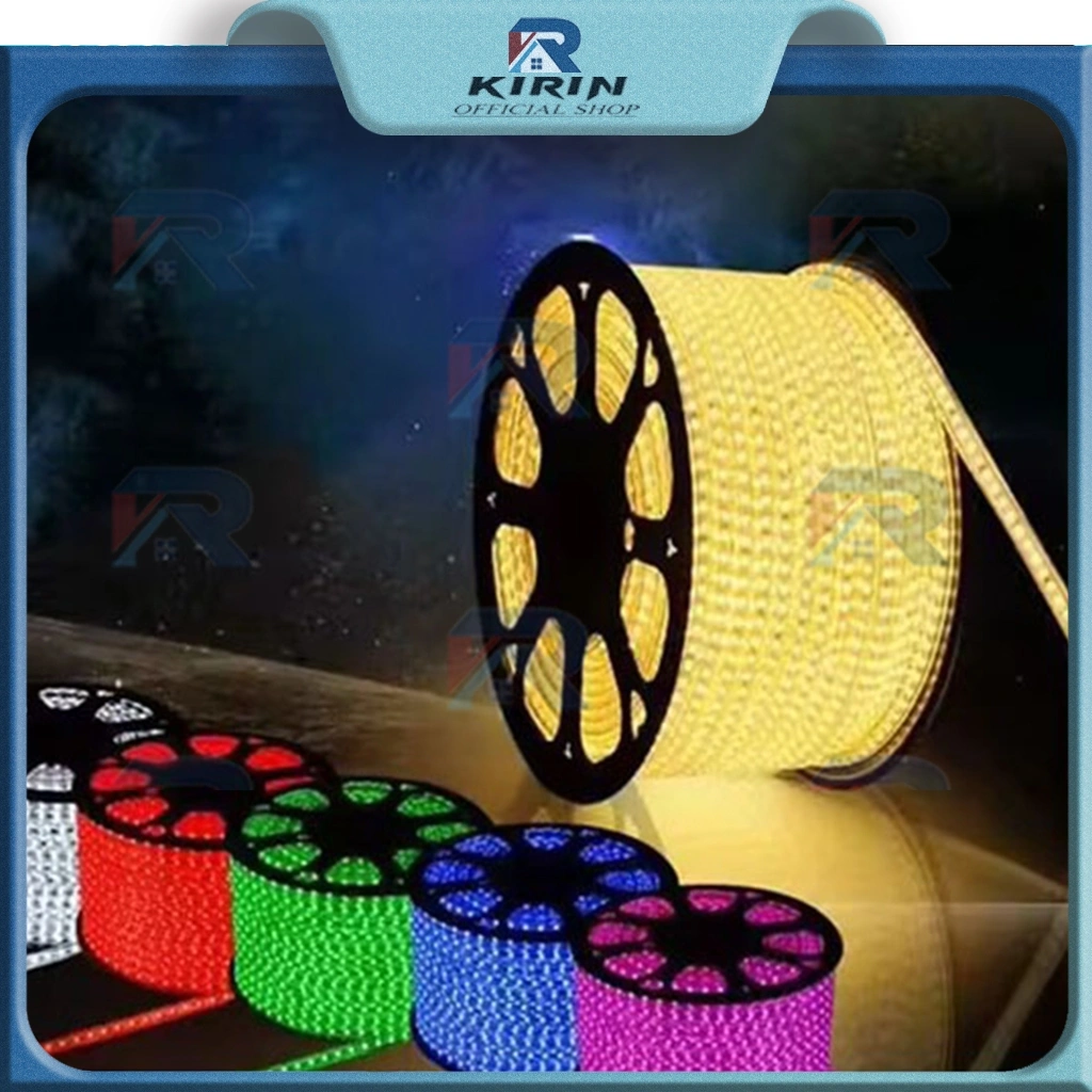 5050 PAKET Lampu Led Strip Selang 5050 10M-15M-20M-30M (lampu strip+ Soket+tutup )5050 Lampu Hias Cafe Led Strip