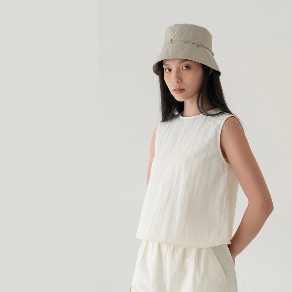 InKano Cascade - Everyday sleeveless top wanita atasan wanita sleevelss bahan parasut