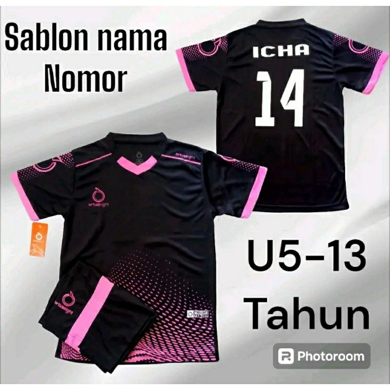 FREE CUSTOM NAMA + NOMOR BAJU BOLA ANAK UNISEK / KAOS BOLA BAJU FUTSAL KAOS SPORT