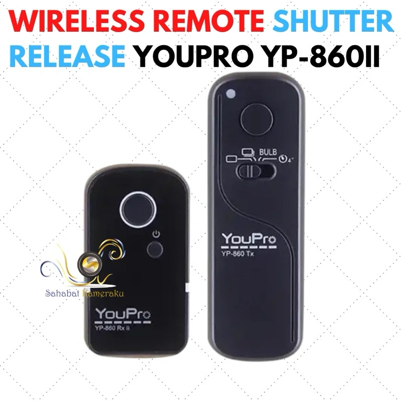 Rs-80n3 Wireless Remote Shutter Release YouPro YP-860II Kamera Canon EOS R3 EOS R5 EOS R5 5D 6D 7D 7D2 50D 40D 30D 20D 10D