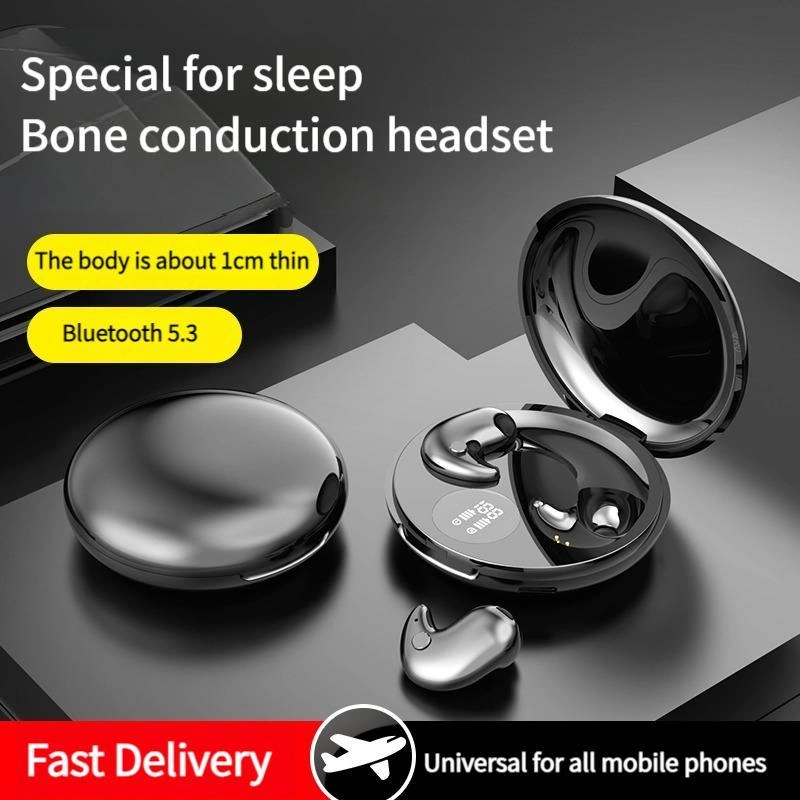 2024 TWS Bluetooth 5.3 Earphones Noise-cancelling Sports Earphones Invisible Sleep Wireless Earphone