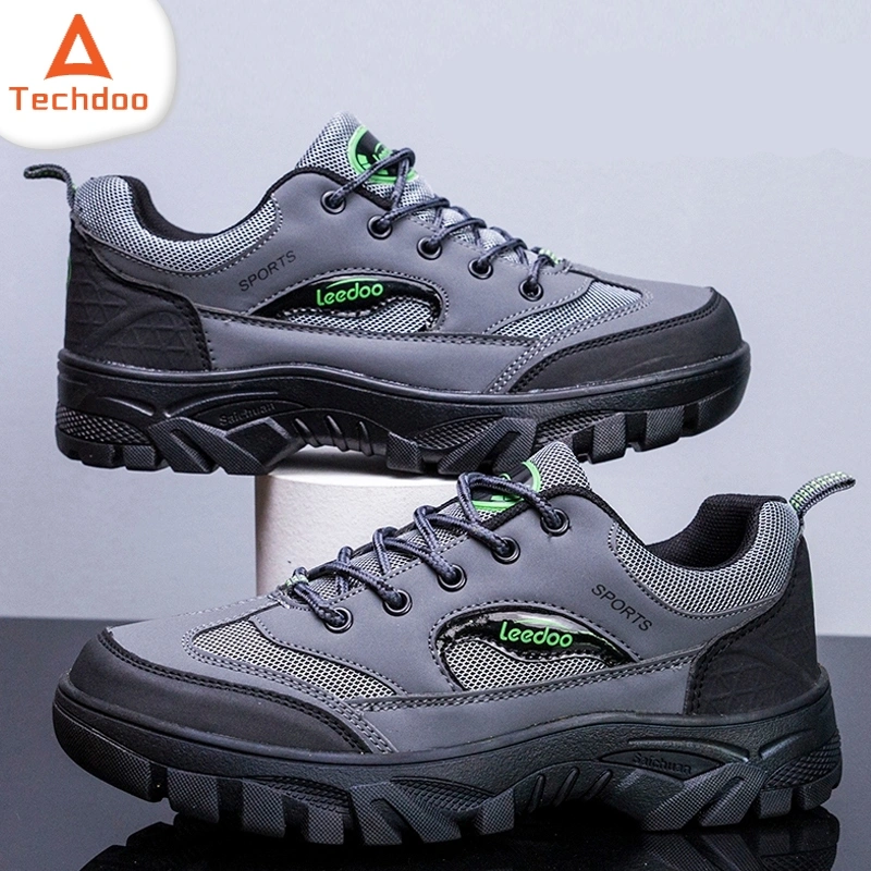 Techdoo Sepatu Pria Gunung Tahan Air Outdoor Sepatu Olahraga Hiking Sport Casual Adventure Shoes MH204