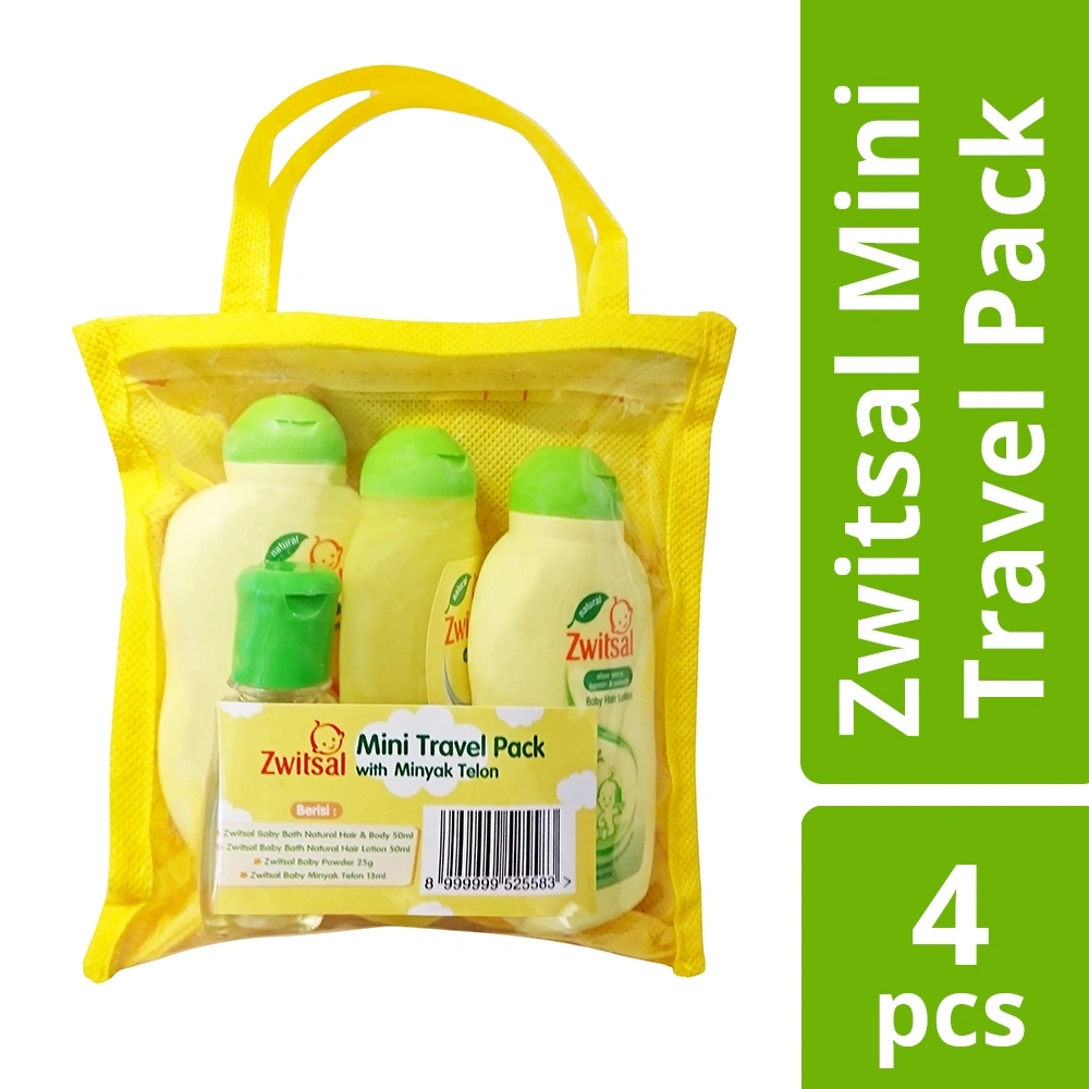 Zwitsal Baby Mini Travel Pack - Peralatan Travel Bayi - Travel Pack Murah & Hemat