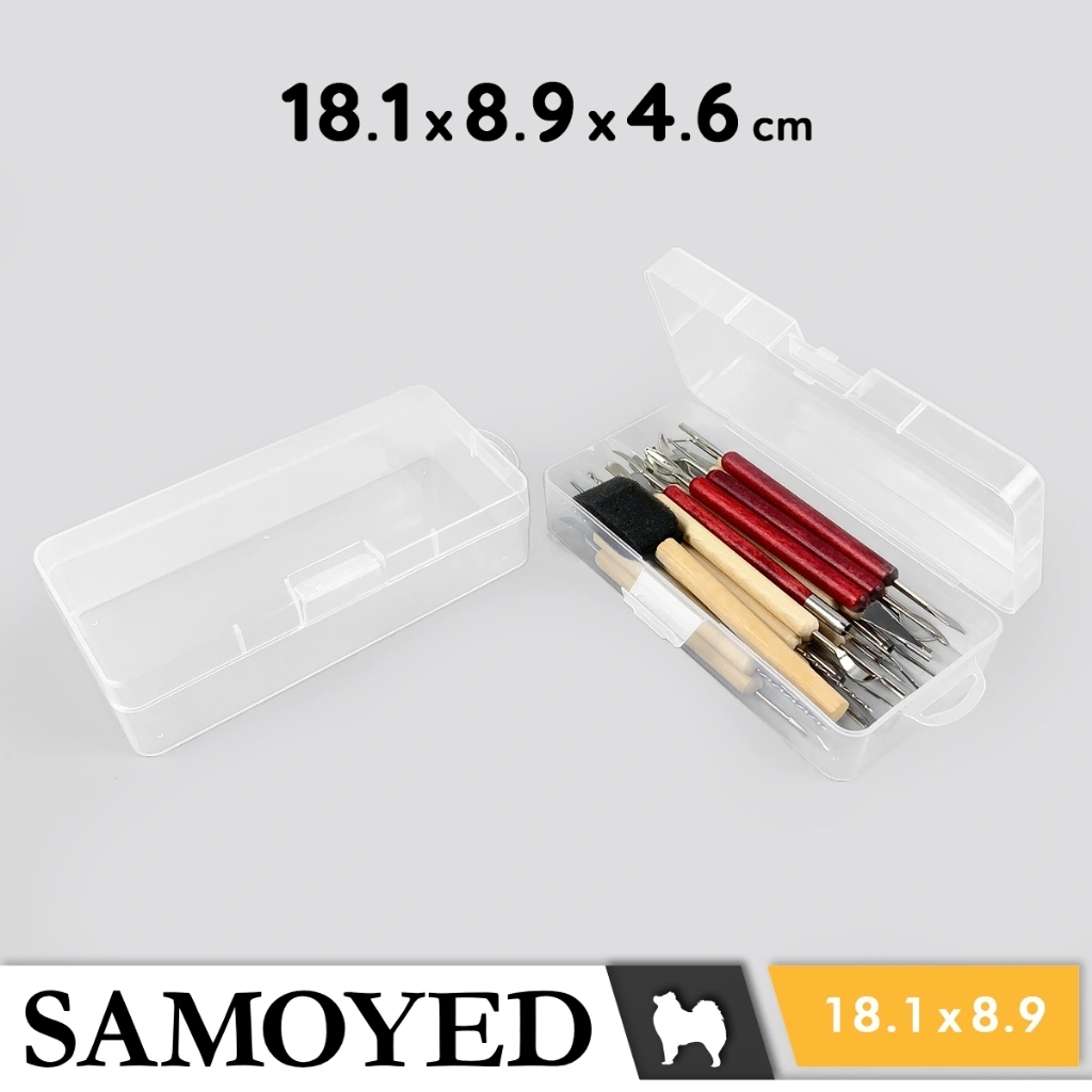 Tempat / Kotak Plastik PP Penyimpanan Serba Guna / Plastic Storage Box 18.1 x 8.9 x 4.6 / 18,1 x 8,9 x 4,6 cm Samoyed BX-HF-1818946 (Aksesoris / Pernak-Pernik / Kosmetik / Alat Tulis / Perlengkapan / Peralatan Seni / Jahit)