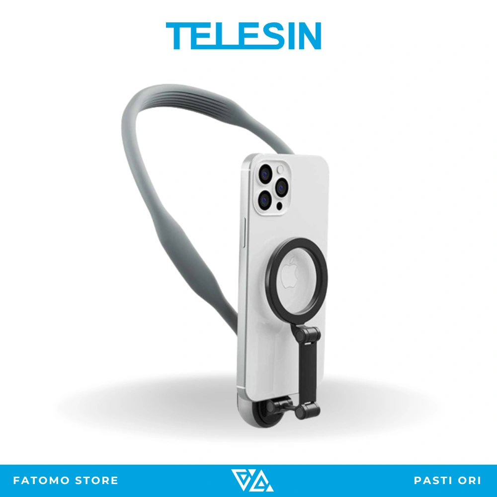 [ORI] TELESIN Strap Kalung Magnetic Neck Mount for Smartphone - MNM-001