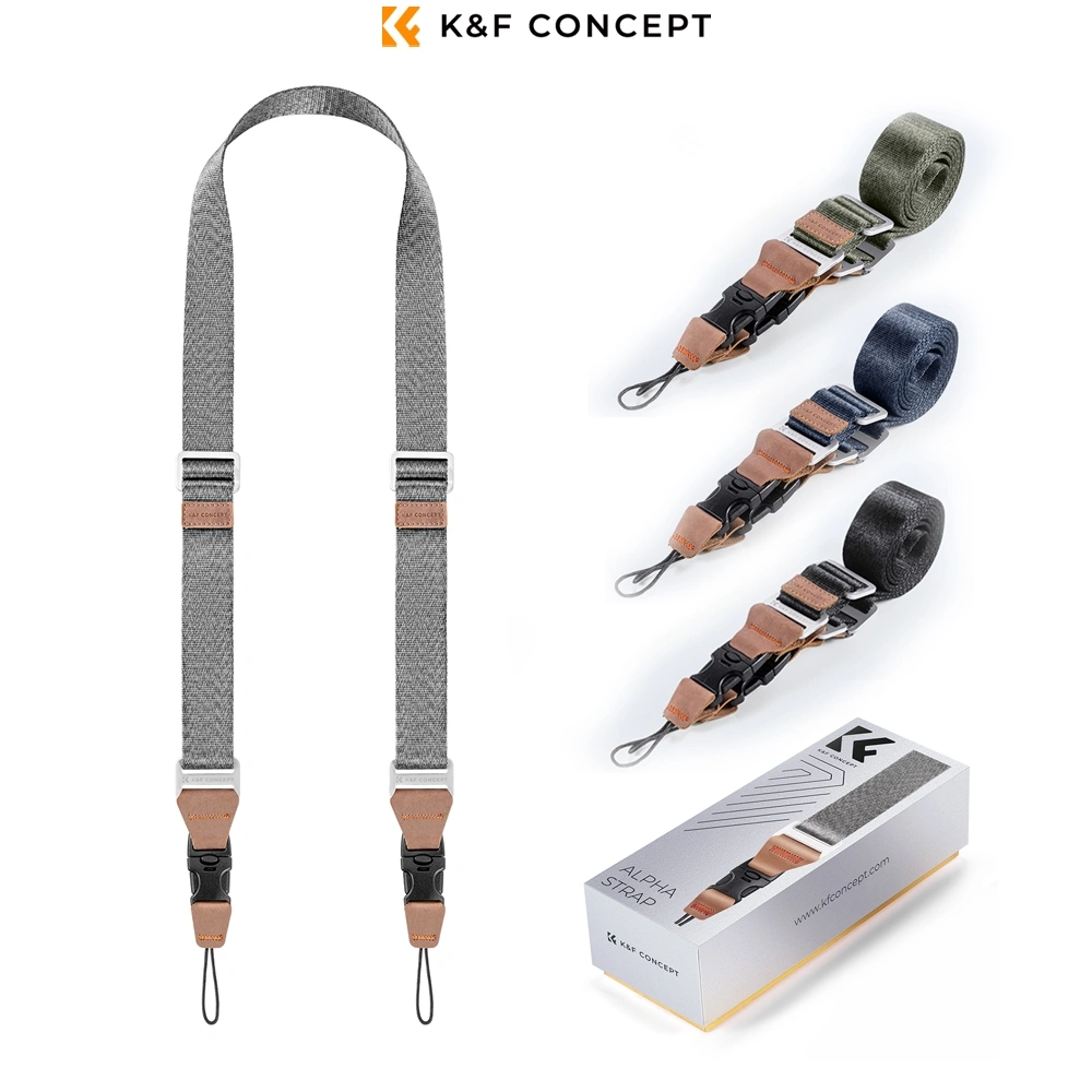 K&F Concept Neck Strap Kamera Adjustable with Quick Release