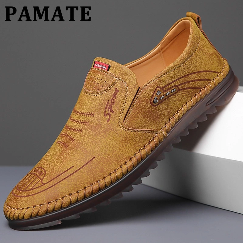 PAMATE Sepatu Kasual Slip On Pria Lembut Tahan Aus Ringan Nyaman Dan Fleksibel
