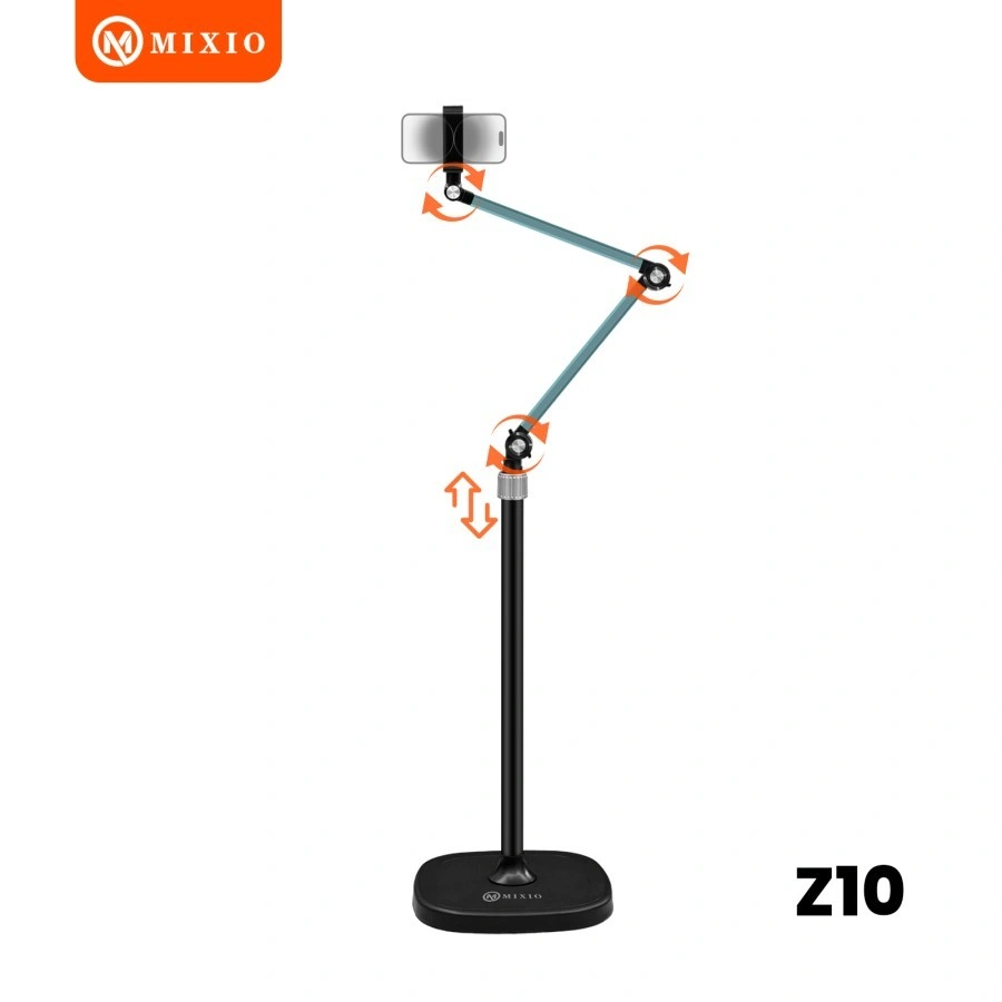 MIXIO S99 Lazypod Lantai 1.75M Stand Ranjang Phone Holder Stand Tablet