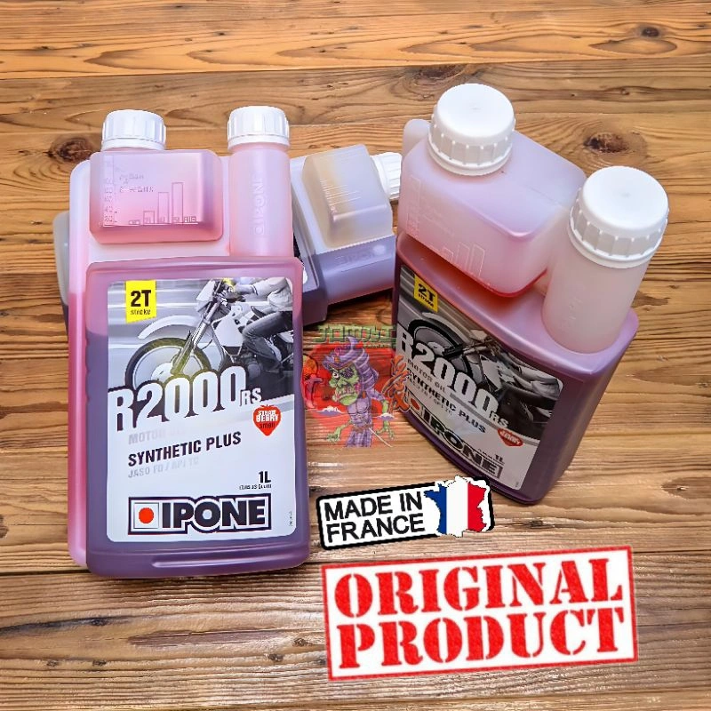 OLI SAMPING IPONE R2000 STRAWBERRY OLI SAMPING 2T IPONE MADE IN FRANCE ORIGINAL SEMI SINTETIS