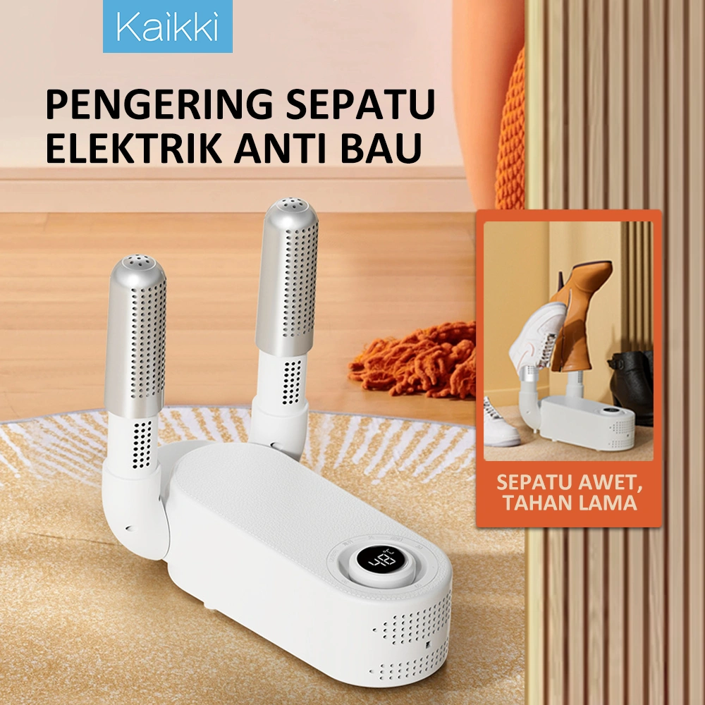 KAIKKI Pengering Sepatu Elektrik Shoe Dryer 200W 220V Penghilang Bau Sepatu Pria Wanita Alat Pengering sepatu elektrik Enghilang bau instan