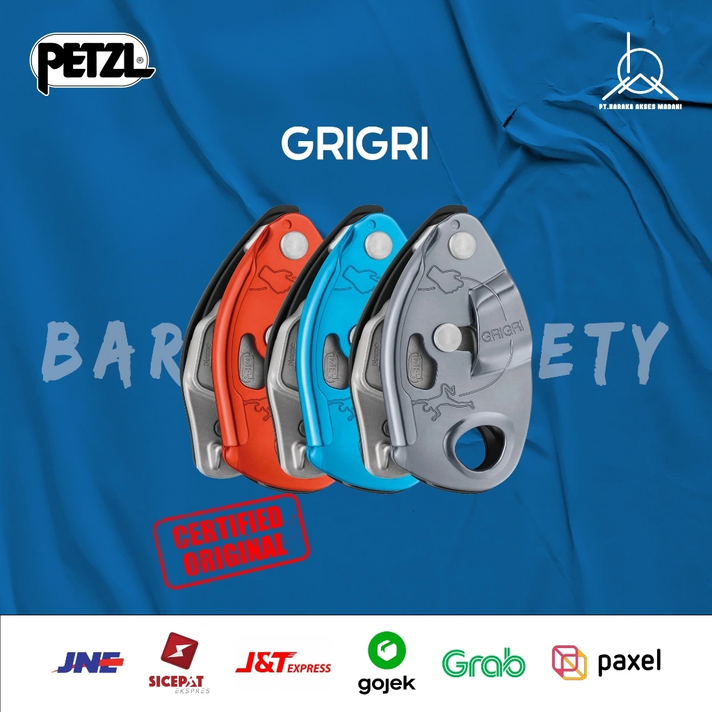 PETZL GRIGRI Belay Device with Cam-Assisted Blocking for Professional Industrial Work