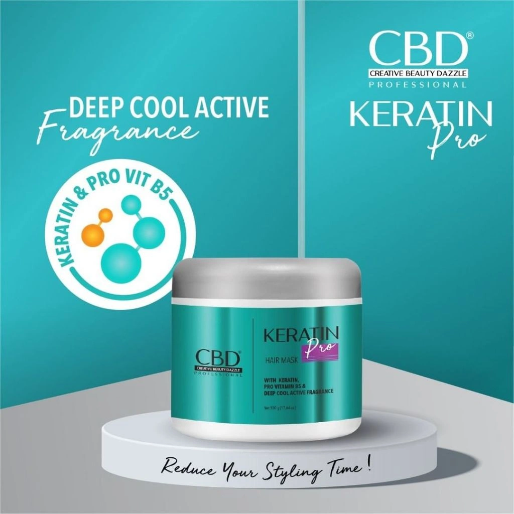 CBD Professional Keratin Pro Daily Use Hair Mask Treatment 500gr 250gr || Masker Rambut CBD Keratin Pro Original