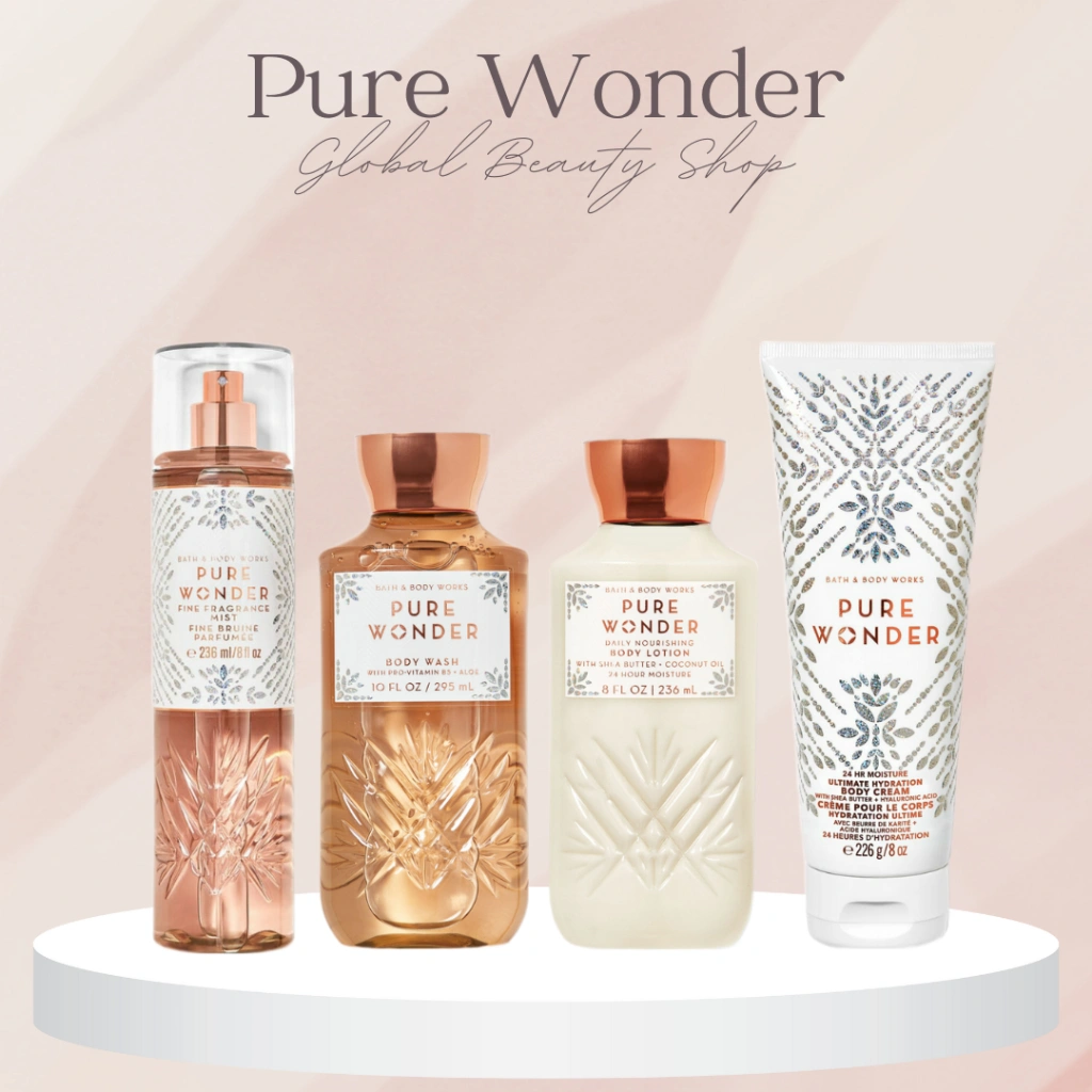Pure Wonder - BBW ( Mist - Lotion - Shower Gel )