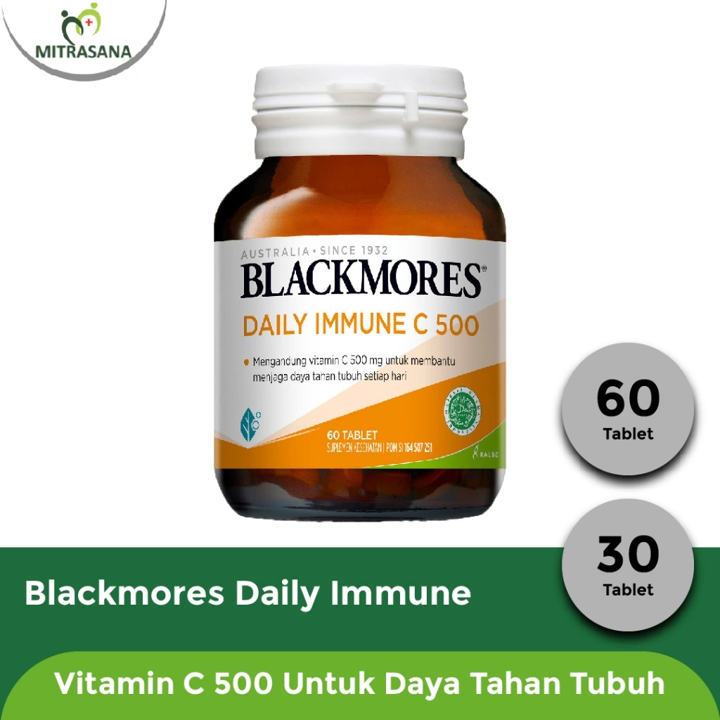 Blackmores Daily Immune C 500mg  - Vitamin C untuk Daya Tahan Tubuh