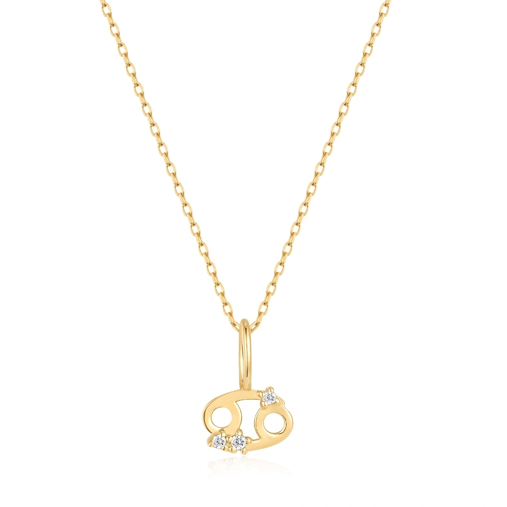 Isago Cancer Diamond Pendant
