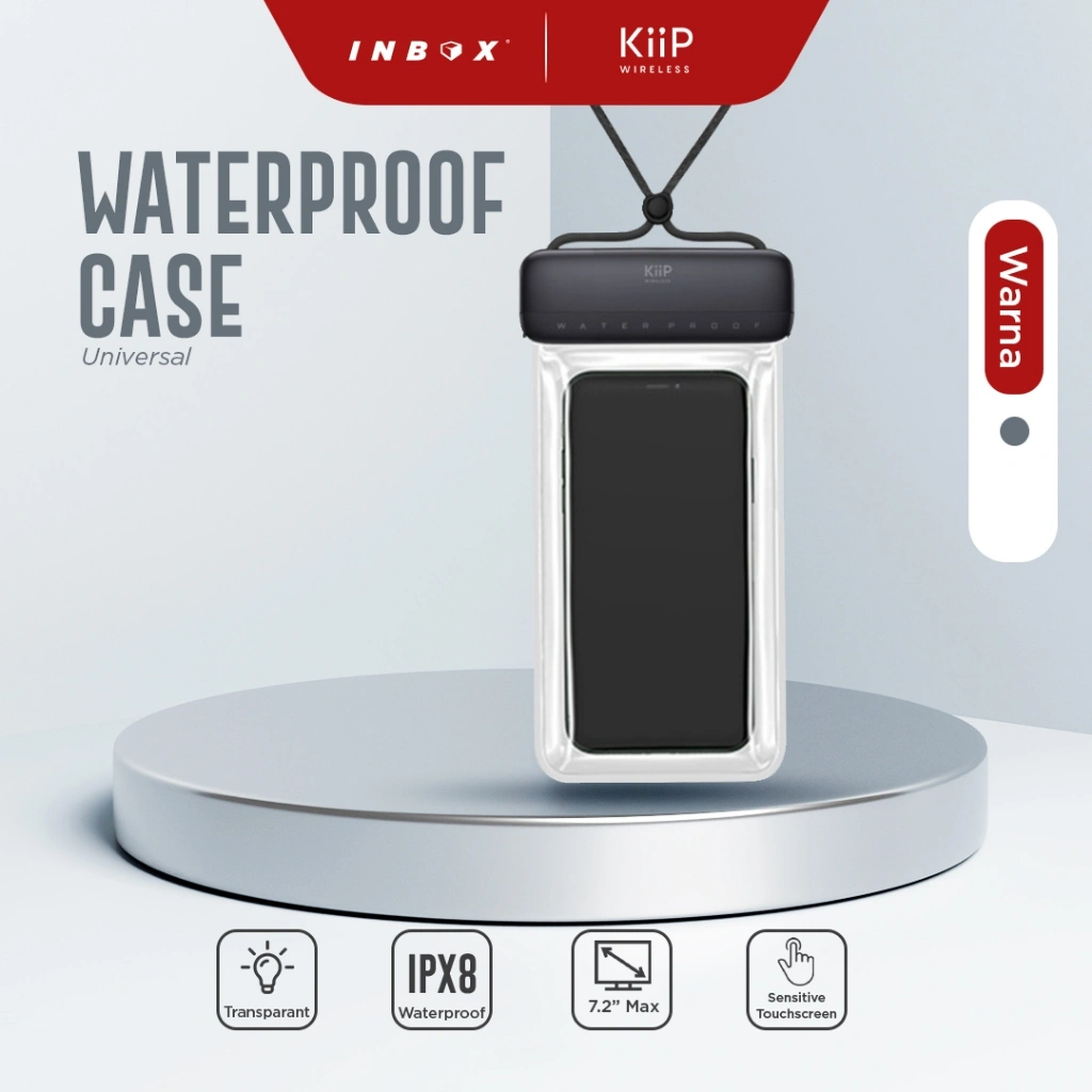 KiiP Waterproof Cover Case Airbag Casing Tempat Kantong HP Anti Air