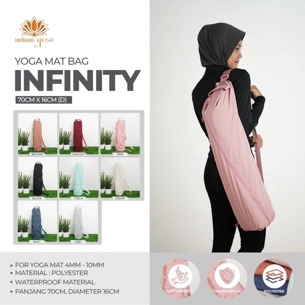 Yoga Bag Mat Infinity / Yoga Bag Premium / Tas Matras Yoga / Tas Matras Premium / Tas Matras Polos / Tas Matras Waterproof / Tas Olahraga Terbaru