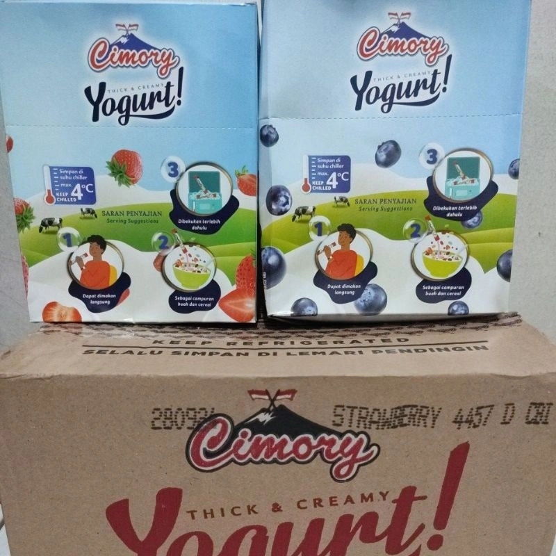 CIMORY SQUEEZE MINI SQUEEZE STICK YOGURT 40GR DUS KARTON SAMEDAY INSTANT EXPEDISI