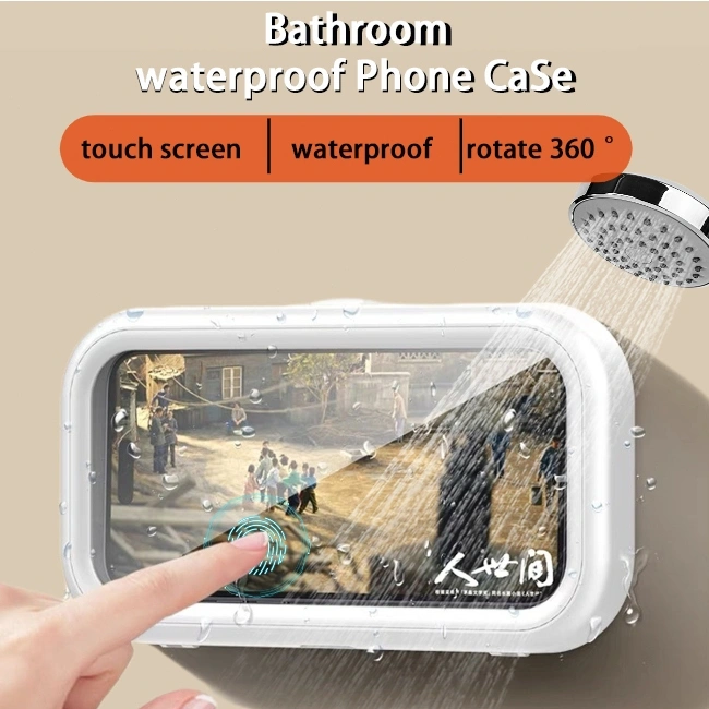 Case Box Hp Anti Air Kotak Holder Hp Kamar Mandi Waterproof Bathroom Waterproof Phone Case