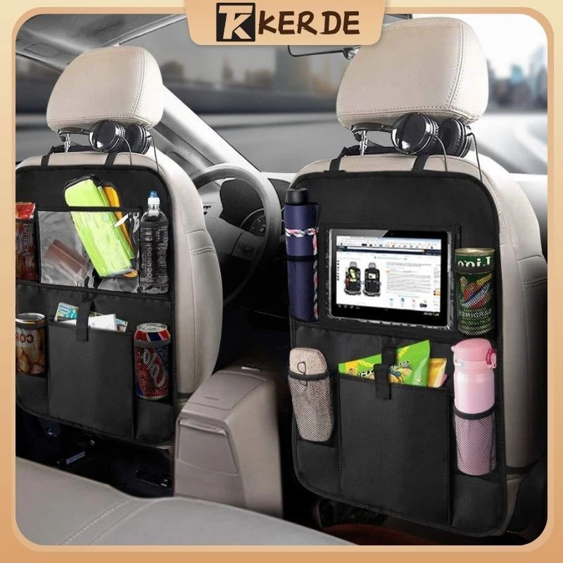Tas Organizer Jok Mobil Car Seat Organizer Mobil Peralatan Mobil Aksesoris Penyimpanan Minuman Tisu