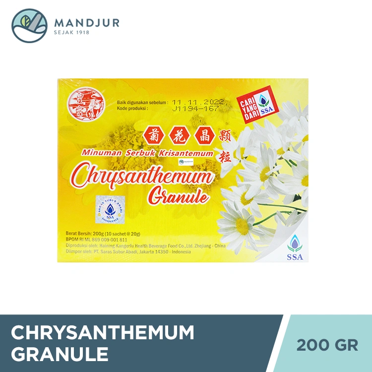 Chrysanthemum Granule - Minuman Panas Dalam dan Kesehatan Tubuh