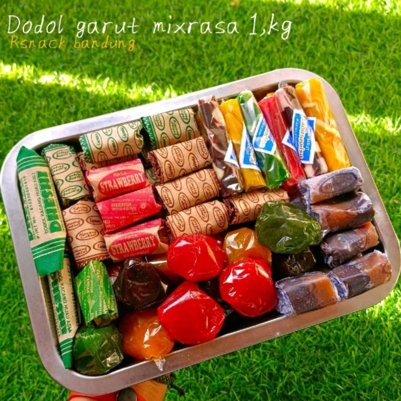 Dodol mix varian rasa 1kg dodol garut asli oleh oleh cemilan manis