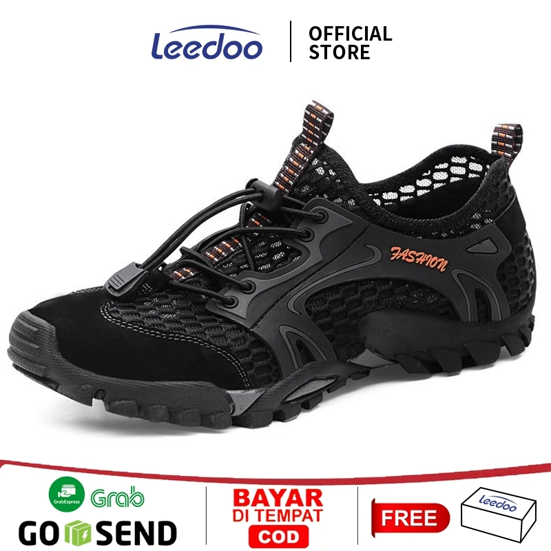 Leedoo sepatu trekking Sepatu Pria Tahan air Original Sepatu Hiking Casual Sepatu Gunung Outdoor Boots Adventure Sepatu Pria MH103