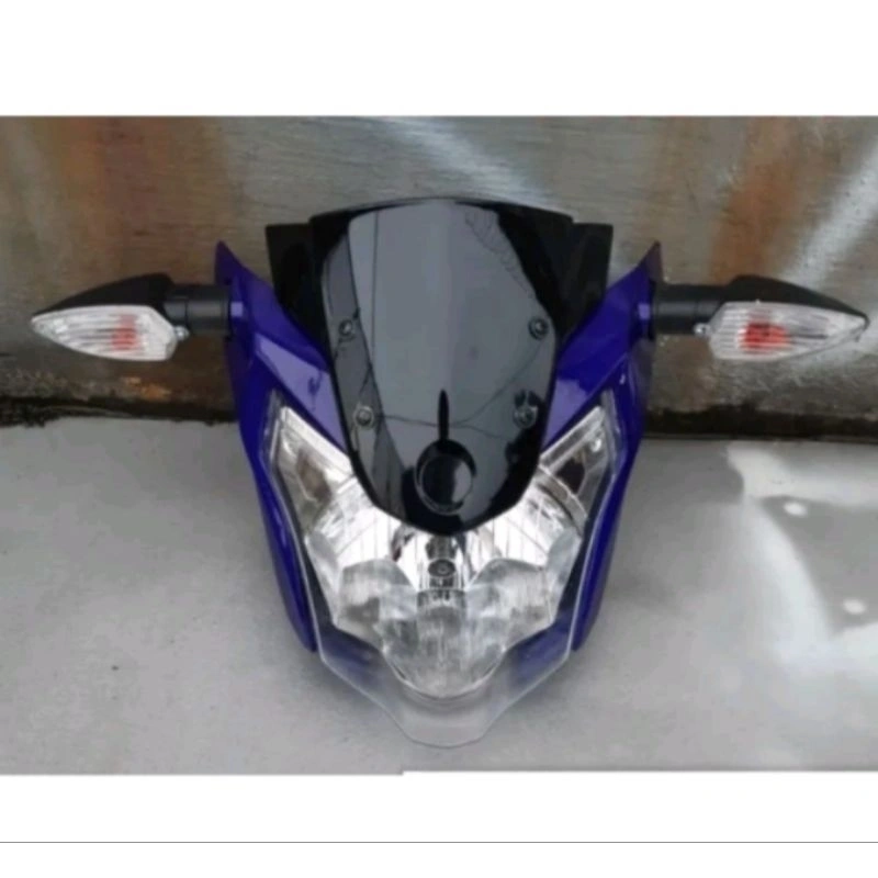 Kedok Reflektor Batok Kepala Lampu Depan New Vixion Advance NVA Plus Sen Riting Depan Vixion New