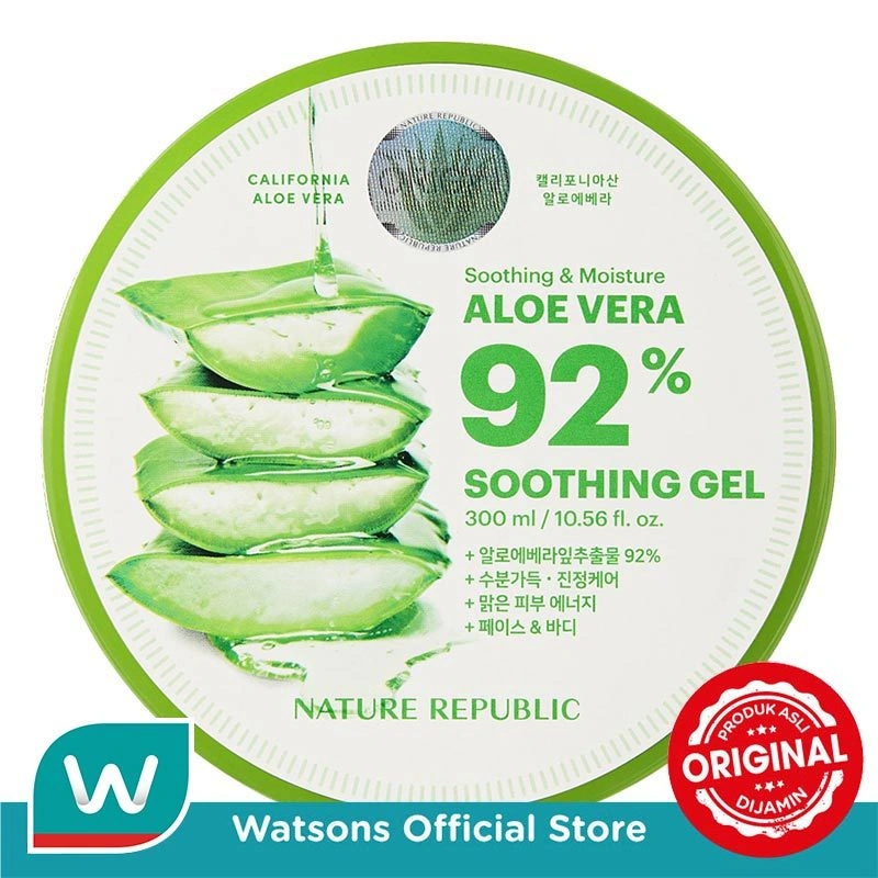 Nature Republic Soothing & Moisture Aloe Vera 92% Soothing Gel 300ml