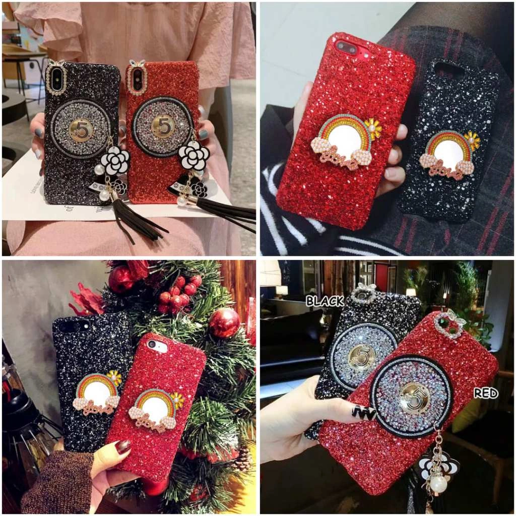 Glamour Glitter Diamond Case Xiaomi, Oppo, Vivo, Samsung, Realme & Iphone