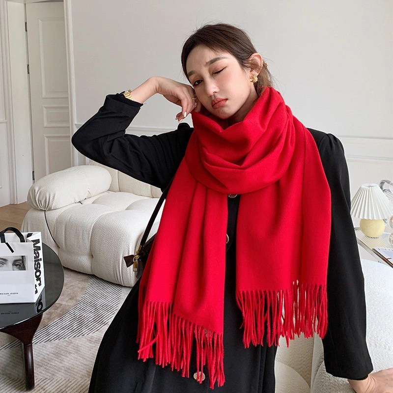 FeelMe KK-189 Pashmina Cashmere Syal korea scarf wool Spring autumn Fashion Premium. Syal naik gunung