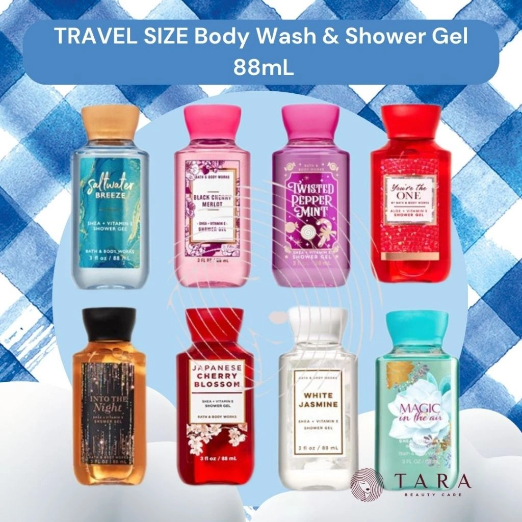 BBW Bath and Body Works - TRAVEL SIZE Body Wash & Shower Gel 88mL