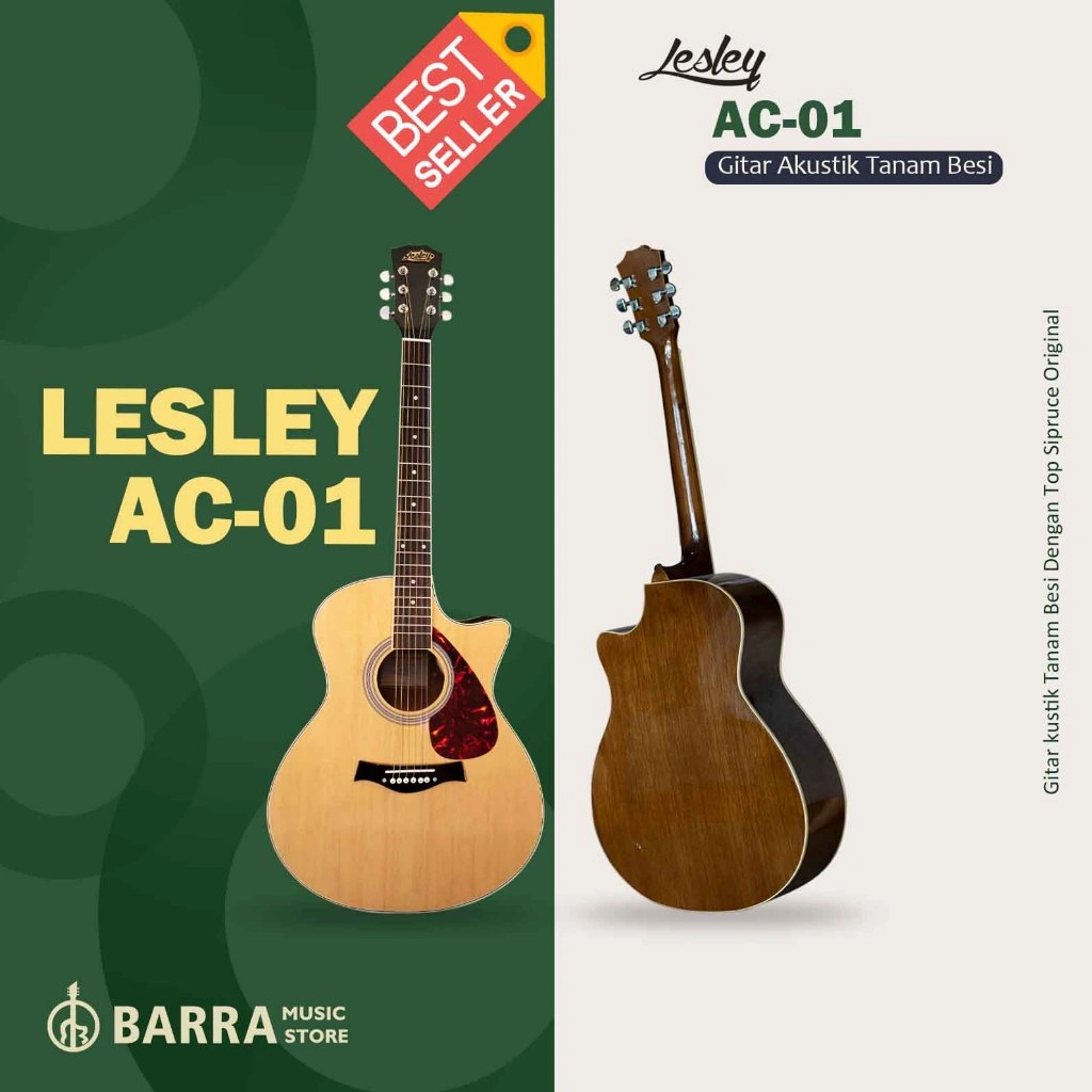 Gitar Akustik Lesley AC01 Original