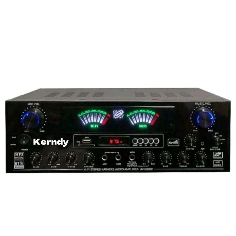 Amplifier Bluetooth Stereo Audio Channel 5.1 AV-888BT Karaok Home Theater AV888BT