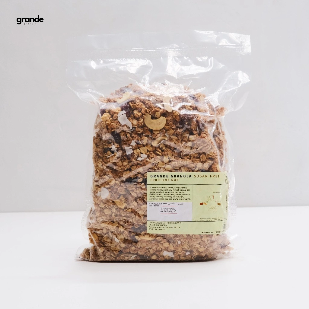 Grande Granola Fruit and Nut Sugar Free 500 GRAM