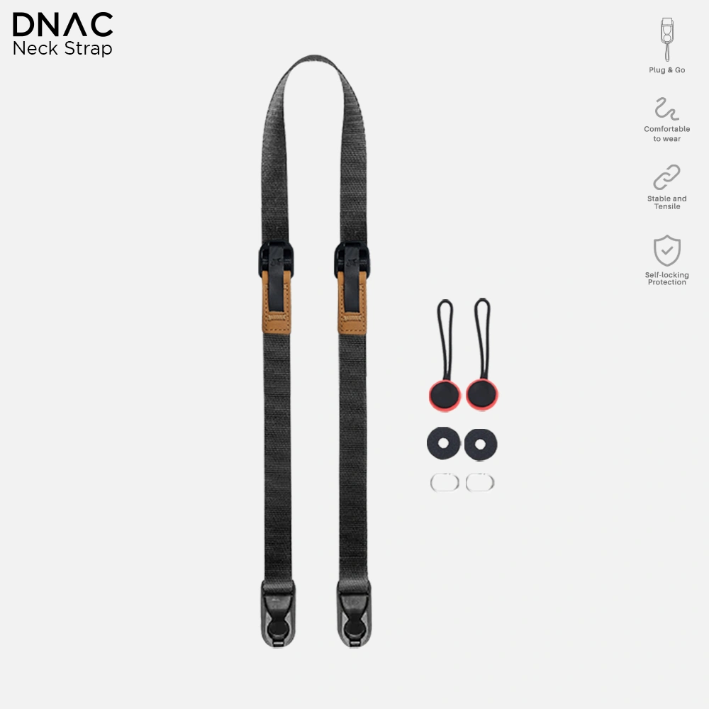 DNAC 3-Slide Camera Strap with Magnetic Buckle