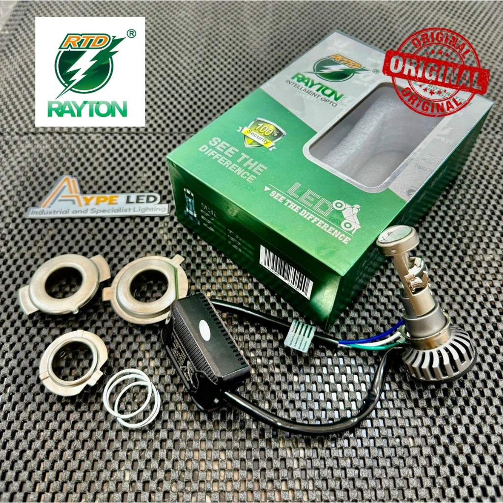 Lampu Utama H6 M8C Dan M9 RTD 43 WATT Original RTD rayton Lampu Depan H6 H4 H7 Motor Mobil Universal RHD Cut off