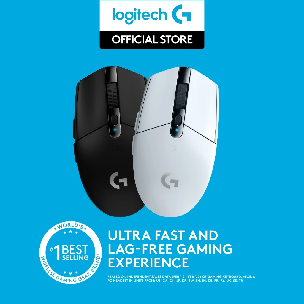 Logitech G304 Lightspeed Mouse Gaming Wireless Sensor 12K DPI