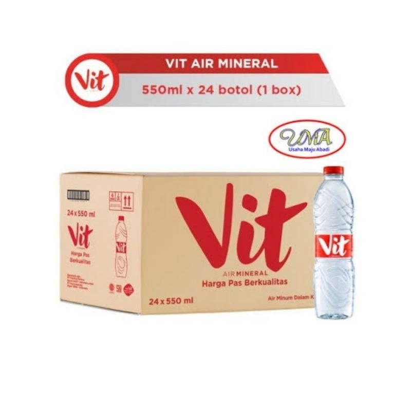 VIT Air Mineral 550 ML (x24 botol)