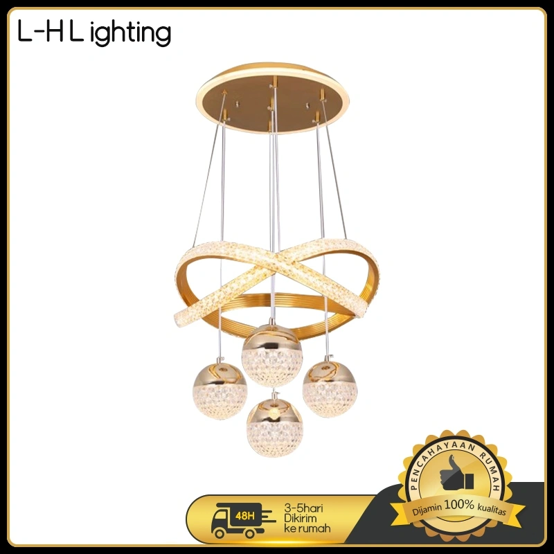LH Lighting - Lampu Gantung Restoran Lampu Gantung Ruang Tamu LED Baru Lampu Tangga Meja Makan Lampu Hias Kamar Tidur