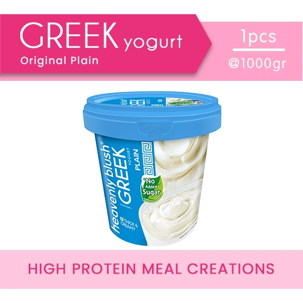 Heavenly Blush Greek Yogurt Plain 1 Liter [1 x 1L]