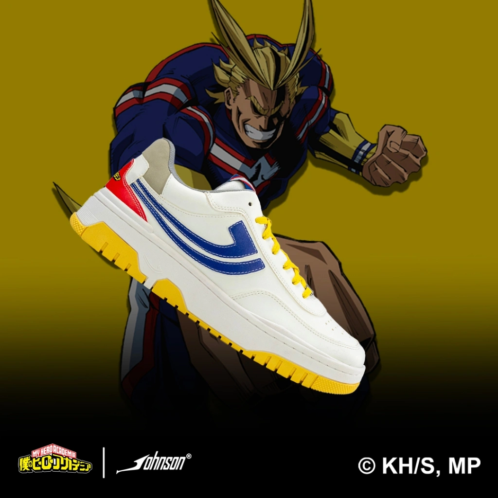 SEPATU SNEAKERS JOHNSON X MY HERO ACADEMIA - ALL MIGHT