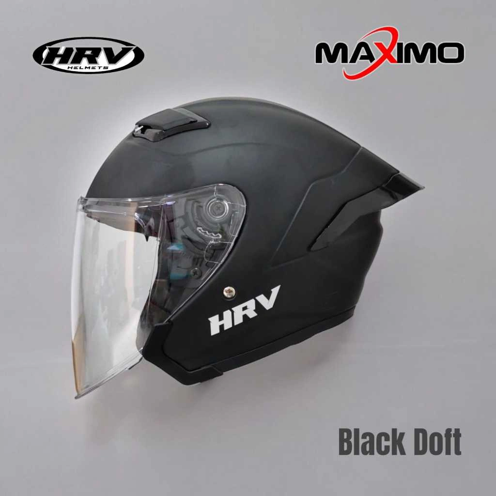Helm HRV Maximo Solid Spoiler Paket Ganteng SNI