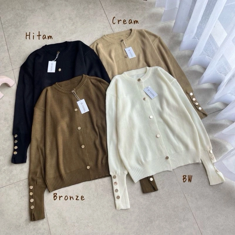 Aira Cardigan Rajut Atasan Outer Wanita Knitwear